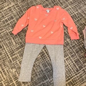 Splendid 2 piece heart outfit 18/24 months